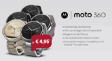o2 Smart Surf Aktionstarif mit Motorola Moto 360 Smartwach für effektiv nur 7,20 Euro im Monat