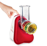 Moulinex DJ756G Fresh Express Plus elektrischer Gemüseschneider (5 Einsätze & Reiben) für nur 32,99 Euro inkl. Versand