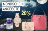 Bei Galeria Kaufhof ab 20 Uhr „Mondschein Angebote“ mit bis zu 20% Rabatt auf “Schöne Dinge für die Frau”