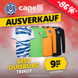 Verschiedene MSV Duisburg Trikots für nur je 9,99€ – Hosen für 3,99€