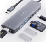 MTK 6-in-1 USB C Hub  mit HDMI, USB 3.0 und SD/microSD-Kartenleser für 12,57 Euro