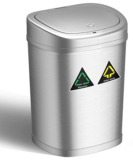 Amagabeli Automatischer Sensor Edelstahl Mülleimer (42L) für nur 48,95€