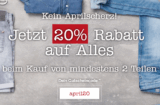 Sale mit bis zu 60% Rabatt + 20% Rabatt beim Kauf von mindestens 2 Artikeln im Mustang Online Shop