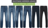 Verschiedene Mustang Herrenjeans ab nur 24,99 Euro inkl. Versand