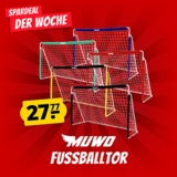 MUWO Fußballtor aus Stahl (240 x 150 cm) für nur 32,72€ inkl. Versand