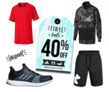 40% Rabatt auf alle Adidas, Under Armour & Puma Artikel im my-sportswear Onlineshop