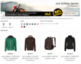[MYSPORTWORLD.DE] Top! 40% Rabatt auf viele Artikel von Jack Wolfskin dank Gutscheincode!