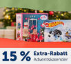 15% Extrarabatt auf alle Adventskalender im myToys Onlineshop