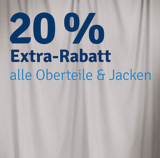 Verlängert! 20% Rabatt auf alle Oberteile oder Jacken bei myToys.de