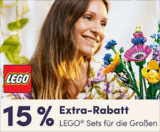 15% Extra-Rabatt auf viele ausgewählte LEGO Sets für Erwachsene