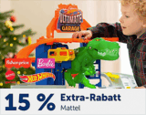 15% Rabatt auf die Marke Mattel bei myToys – z.B. Barbie, HotWheels oder Mattel Games
