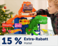 15% Rabatt auf die Marke Mattel bei myToys – z.B. Barbie, HotWheels oder Mattel Games