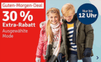 Nur bis 12 Uhr: 30% Extra-Rabatt auf über 800 ausgewählte Mode-Artikel bei myToys
