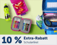 Nur noch heute! 10% Rabatt auf alle Schulartikel im myToys Onlineshop
