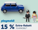 Verschiedene Rabatte im myToys Online Shop u.a. mit 15% Extrarabatt auf Playmobil + gratis Versand