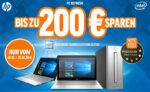 Notebooksbilliger: Bis zu 200,- Euro Rabatt auf viele verschiedene HP-Produkte