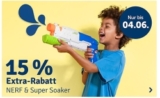 15% Gutschein auf Artikel der Marken Barbie, Hot Wheels, Nerf und Super Soaker bei MyToys