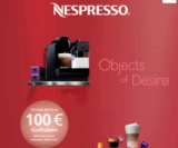 [NESPRESSO] Cashback! Eine Nespresso Maschine kaufen und 100,- Euro oder 70,- Euro Guthaben für den Nespresso-Shop bekommen
