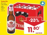 Netto: Samstag Kiste Tyskie nur 11,80 Euro – ab kommendem Montag Franziskaner nur 10,80 Euro