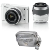 [EBAY] Nikon 1 J1 DSLR with 10-30mm VR, 30-110mm VR Lenses and Nikon Case (Refurbished) für nur 195,- Euro inkl. Versand
