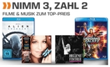 Nur noch heute! Nimm 3 Zahl 2 Aktion bei Saturn – auf Musik und Filme