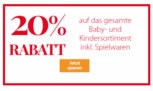 30% Aktionsrabatt auf bereits reduzierte Kindermode bei NKD