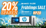 Notebooksbilliger: 20% Rabatt auf ausgewählte HP Produkte!
