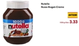 Bei Kaufland 1 Kilogramm Glas Nutella für 3,33 Euro