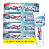 4 x 75 ml Odol-med3 All in One Rundumschutz Atemfrische Zahnpasta ab 7,20€ (statt 9,96€) – Prime Spar-Abo