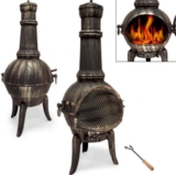 Terrassenofen “Chimena” aus Guseisen inkl. Tür mit Funkenfluggitter für nur 69,99 Euro inkl. Versand
