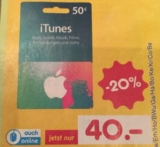 Ab 18. Februar bis zu 20% Rabatt auf iTunes-Geschenkkarten bei Netto!