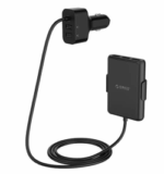 ORICO UCP-5P-BK 52W 5-Port KFZ-Ladestation mit Verlängerung  für 14,12 Euro