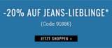 20% Rabatt auf alle nicht reduzierten Jeans im ORSAY Onlineshop