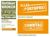 [OUTDOOR-BROKER.DE] Knaller! 5,- Euro Newsletter Gutschein und kostenloser Versand – Artikel im Wert von 5,- Euro gratis bestellen!
