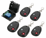 5er-Pack OWSOO Universal 433 MHz Funkfernbedienungen + Empfänger für nur 11,99 Euro (statt 16,- Euro)