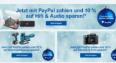 10% Paypal-Gutschein auf Audio & Hifi, Kamera & Foto und Elektrowerkzeuge bei Allyouneed