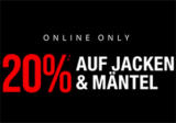 20% Rabatt auf alle Jacken und Mäntel bei Peek & Cloppenburg*