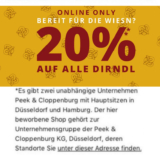 Nur bis 10:00 Uhr: 20% Rabatt auf alle Dirndl bei Peek & Cloppenburg*