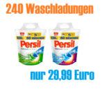Schnell! 240 Waschladungen Persil Universal Duo-Caps und Persil Color Duo-Caps für 29,99 Euro inkl. Versand!