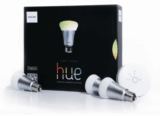 Philips hue 3x 9W A60 E27 – Starter Kit inkl. hue Bridge für 156,16 Euro