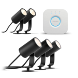 5er-Pack Philips Hue Lily LED Outdoor-Spots + Bridge für nur 399,95€ (statt 462€)