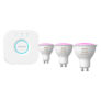 3er-Pack PHILIPS Hue White & Color Ambient Leuchten (GU10) inkl. Bridge für 89,99€ (statt 130€)