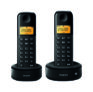 2er-Pack PHILIPS D1352B/38 Schnurlostelefon mit Anrufbeantworter für nur 22,- Euro