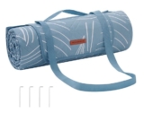 SONGMICS Picknickdecke Hellblau (200 x 200 cm) mit 4 Erdankern für nur 19,99€ (statt 25€)