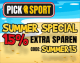 Nur heute: 15% Rabattgutschein auf das gesamte Sortiment bei PickSport