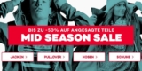 Bis zu 50% Rabatt im Mid Season Sale + bis zu 50,- Euro Extrarabatt bei Planet Sports