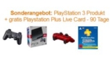 [AMAZON.DE] PlayStation 3 Produkt kaufen und eine 90 Tage Playstation Plus Live Card gratis dazu!