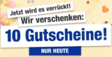 Fast stündlich neue Gutscheine im Plus Onlineshop – z.B. 10% Rabatt auf alles ab 14 Uhr
