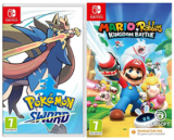 Pokemon Schwert (Nintendo Switch) und Mario + Rabbids Kingdom Battle (Code in Box) für nur 44,45€ inkl. Versand (statt 59€)