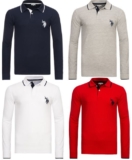U.S. POLO ASSN. Herren Polo-Langarmshirts in versch. Farben für nur 22,99 Euro inkl. Versand